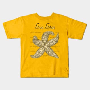 Lispe Sea Star Definition Kids T-Shirt